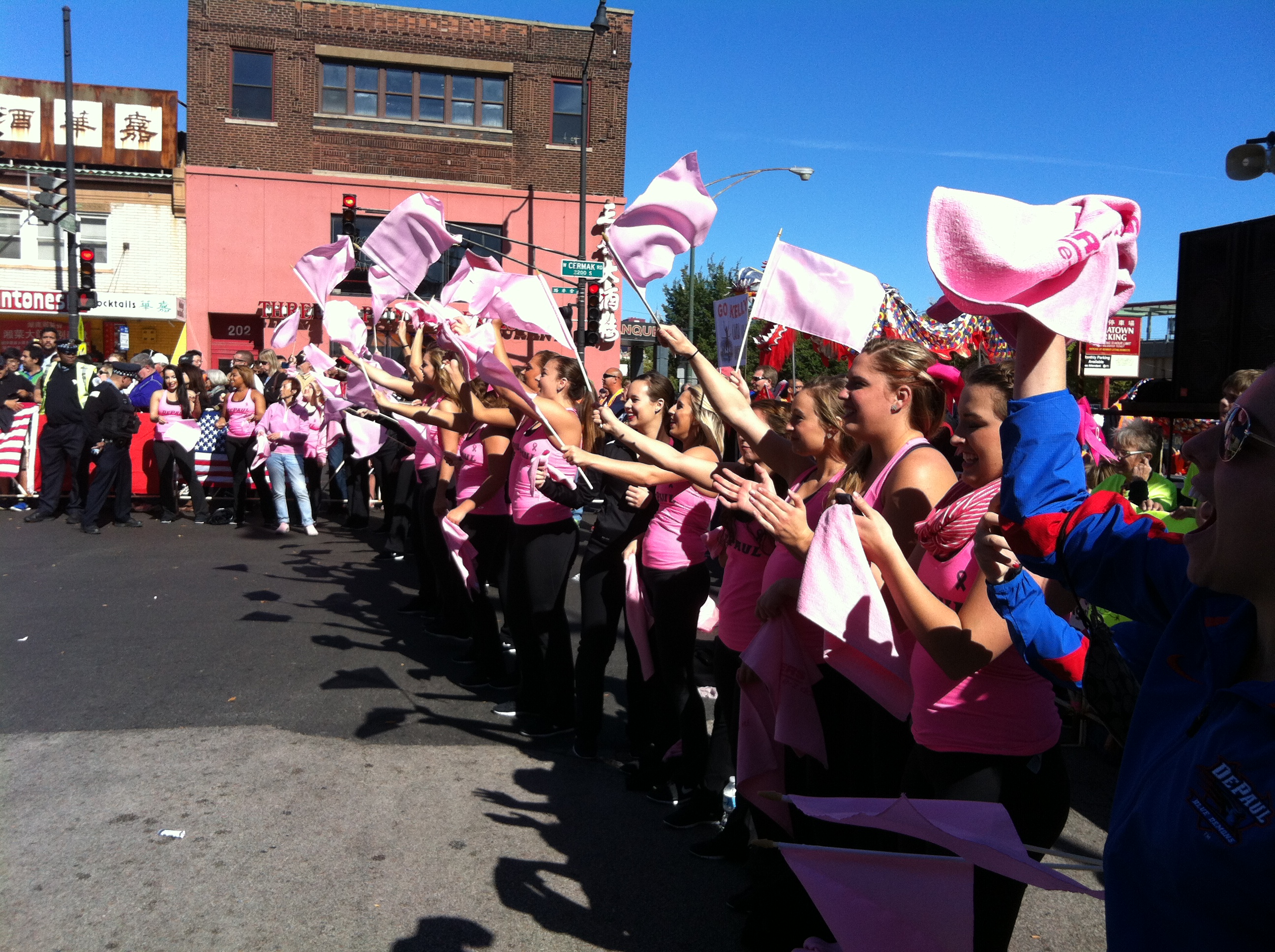 2013 Chicago Marathon Cheerleaders 2