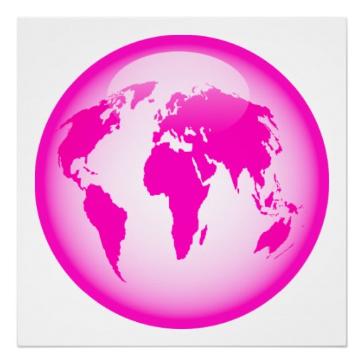 Pink Globe